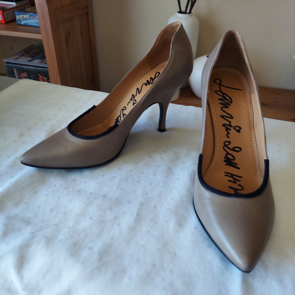 Lanvin Tan Pointed-Toe Heels Elegant Stiletto